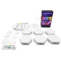 6Pack RGBIC Hexagonal Quantum Light Panels DIY Splicing Wall Lights with Music Sync APP & Remote Control Gaming Atmosphere Lamp
