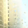 3D Privacy Window Film Decorative Non-Adhesive Frosted Pattern Glass Sticker DIY
