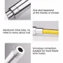 High Pressure Anion Aluminum Shower Head Water Saving Filter Blue/Red/Silver
