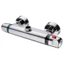 Bathroom Wall-mount Brass Thermostatic Shower Valve Bath Mixer Shower Control Valve Bottom Faucet 3/4\ Thread Connector