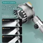 VONATES High-Pressure Shower Head One-Key Stop Adjustable Spray 3-Mode With Massage Brush Filter Rain Shower Faucet Bathroom Accessories