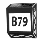 Solar Light Door Number Light Outdoor Digital Light Waterproof LED Indicator Light Home Entrance Courtyard Wall Light