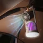 3 In 1 Multifunctional Outdoor Mosquito Zapper With Camping Light & Camping Fan Rechargeable UV Mosquito Killer Lamp Night Light Quiet Cooling for Outdoor & Indoor Use