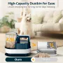 2.5LPet Grooming Vacuum,6 in 1 Dryer & Dog Grooming Vacuum with Ceramic Blades Clipper Tools for Dogs Cats