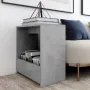 Side Table Concrete Gray 20\x10.2\x20\ Chipboard