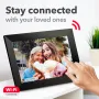 Frameo 10.1 Inch Smart WiFi Digital Photo Frame 1280x800 IPS LCD Touch Screen Auto-Rotate Portrait and Landscape Built in 16GB Memory Share Moments Instantly via Frameo App from Anywhere EU Plug Adapter