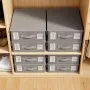 38x32x12 cm Non-woven Clothes Storage Box with Cover Bed Sheet Storage Box Clothing Fabric Sheet Organizer Wardrobe Blanket Quilt Cover