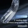 Portable 3 Mode Wearable Air Conditioner with 360° Airflow Coverage 6000mAh Rechargeable USB Charging Lightweight Perfect for Outdoor Activity Travel Office