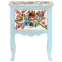 Solid Mango Wood Hand Painted Bedside Cabinet 15.7''x11.8''x19.7''