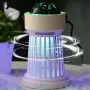 Mosquito Zapper 2000mAh With Music Box and Projector Lamp Long-lasting Battery 360 degrees Protection 3-in-1 Design Indoor and Outdoor Mosquito Killer with LED Flashlight for Camping Picnic