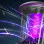 3000V Electric Shock 368UV Mosquito Traps Killer Lamp Electric Fly Trap Silent Electric Fly Catcher Gnat Traps USB Rechargeable Fly Zappers For Outdoor Home