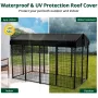 PawGiant Oversized Large Dog Kennel Outdoor Anti-UV Dog Playpen House Fence Pet Crate US