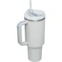 40oz Stainless Steel Vacuum Insulated Tumbler with Handle Straw Lid and Straw for Water Iced Tea or Coffee