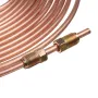 Roll Copper Steel 25 ft. 3/16\ Brake Line Pipe Tubing with 20 Pcs Kit Fittings Brake Female Male Nut