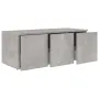TV Cabinet Concrete Gray 31.5\x13.4\x11.8\ Chipboard