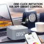 800mAh White Noise Sleep Aid Alarm Clock 8-Color Night Light 32 Soothing Sounds White Noise with APP Smart Control Sleep Time Digital Clock
