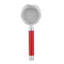 High Pressure Anion Aluminum Shower Head Water Saving Filter Blue/Red/Silver
