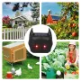 Outdoor Solar Animal Repellent Ultrasonic Infrared Bird Repellent Dog Repellent Mouse Repellent Built-In Light Sensor IP44 Waterproof