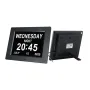 8 Inch Digital Clock 1024x768 IPS Screen Multiple Alarms Smart Brightness Adjustment Medication Reminder Multi-Language Support Home Wall Calendar Clock