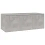 TV Cabinet Concrete Gray 31.5\x13.4\x11.8\ Chipboard