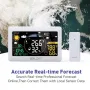 BALDR Wifi Weather Station Alarm Clock Wireless Indoor Outdoor Thermometer Forecast Station App Remote Control