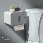 Smart Wall-Mounted Automatic Paper Dispenser Induction Toilet Paper Holder Shelf Automatic Paper Out Toilet Paper Shelf Wall Mounted Toilet Paper Dispenser Bathroom
