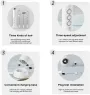 1200mAh Handheld Electric Egg Beater Coffee Milk Frother 3 Speeds Cordless Rechargeable Electric Milk Frother Handheld Foam Maker for Cappuccino Hot Chocolate