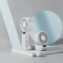 Foldable Handheld Fan 150 High Speed Adjustable Noise Free USB Rechargeable 5000mAh Lightweight Design Cooling