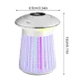 Electric Mosquito Killer Lamp Gnats Zapper Indoor Rechargeable Cordless LED Camping Lights Portable Multifunctional for Travel Picnic Hiking
