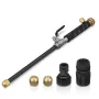 MATCC Hydro Jet High Pressure Power Washer Guun Heavy Duty Metal Watering Wand Sprayer Hydro Jet Washer Wand Hydrojet Power Washer 2 Nozzles for Window Car Cleaning Outdoor Washing