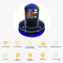 Smart WIFI RGB Neon Tube Clock Nixie Tube Clock Smart Wifi Glow DIY Tube Clocks Cyber Style Digital Table Clock Visual Display Changeable Auto Update