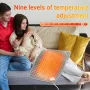 Multifunctional Heating Pad Physiotherapy Electric Blanket Heating Waist Belt 9-Speed Temperature Adjustment 4-Speed Fixed Heating Pad