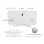 LED Mirror Digital Alarm Clock USB Rechageable Auto Light Sensitive With Alarm Vibrator 2 Alarm Mode