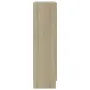 Vitrine Cabinet Sonoma Oak 32.5\x12\x45.3\ Chipboard