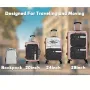 16L Vacuum Compression Storage Bag Flat Bottom with Window Travel Backpack 20-24Inch Suitcase Organizer Space-Saving Foldable Luggage Packing Clothing Storage