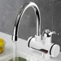 Smart Digital Instant Electric Water Heater Faucet Temperature Adjustable Tankless Water Heater Bottom Inlet Fast Heating Faucet Kitchen Bathroom