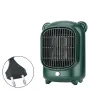500W Portable Mini Desk Heater Warmer Fan Electric Space Heater Heating Fan PTC Ceramic Heating Elements for Office Home Energy Efficient Indoor