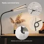 24W USB LED Desk Lamp Dimmable With 360° Rotatable Flexible Neck Ideal for Home Office & Bedroom