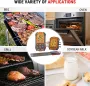 bluetooth Kitchen Oven Thermometer Four Probe Electronic Wireless Food Thermometer Dual Alarm Modes Electronic Kitchen Thermometer