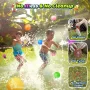 Reusable Magnetic Refillable Water Balls Summer Outdoor Water Toy for Kids and Adults Self Sealing Quick Filling Water Balloons Pool Beach Toys for Boys and Girls