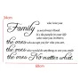 Family Quote Wall Sticker Removable Decal Mural DIY Living Room Art Home Decor