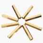 25 pcs M3 Female Thread Hexagon Isolation Column Brass Standoff Spacer 