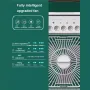 Портативный кондиционер с USB-ручкой, испарительный охладитель воздуха, охлаждающий вентилятор с 3 скоростями / 5 отверстий для запотевания увлажнителя / 7 цветов света для домашнего офиса, путешествий