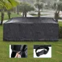 420D Oxford Polyester Patio Furniture Cover Waterproof Anti-UV Dust Cover Windproof Anti-snow Furniture Cover
