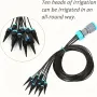 1 Set Garden Automatic Irrigation Device Horticulture Irrigation System with 10 Dripper Greenhouse Balcony Pot Plant Accessories Drip Irrigation Device