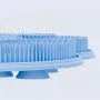 30x30cm Silicone Shower Foot Scrubber Back Body Brush Massager Pad Cleaning Bathroom