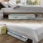 2PC 90L Large Capacity Waterproof Clothes Storage Bags Dustproof With Zipper Under Bed Quilt Blanket Storage Bags