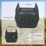 Outdoor Solar Animal Repellent Ultrasonic Infrared Bird Repellent Dog Repellent Mouse Repellent Built-In Light Sensor IP44 Waterproof