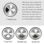 7Pcs Set Rotating Base Spice Seasoning Jar Set Kitchenware Creative Multifunctional Rotating Glass Spice Box Jars Set for Spices Pepper