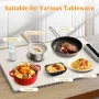 Multifunctional Silicone Insulated Food Warming Board Electric Food Warming Mat 3-Level Temperature Adjustable Compatible With Metal, Ceramic, Glass And Enamelware